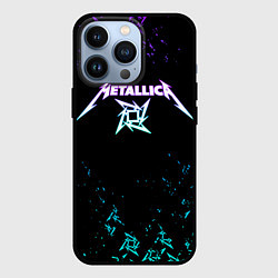 Чехол iPhone 13 Pro Metallica металлика neon