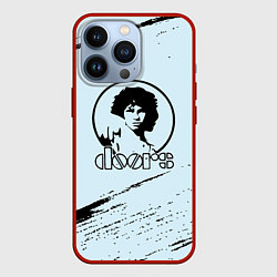 Чехол для iPhone 13 Pro The doors музыкант, цвет: 3D-красный