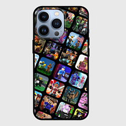 Чехол для iPhone 13 Pro ROBLOX СЮЖЕТЫ, цвет: 3D-черный