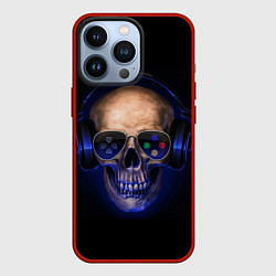Чехол для iPhone 13 Pro Призрачный геймер, цвет: 3D-красный