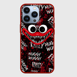 Чехол для iPhone 13 Pro КРОВАВЫЙ ХАГГИ ВАГГИ - BLOODY HUGGY WUGGY, цвет: 3D-красный