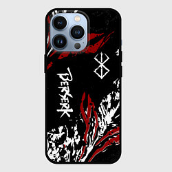 Чехол для iPhone 13 Pro BERSERK BLACK MASK - БЕРСЕРК ЧЁРНАЯ МАСКА, цвет: 3D-черный