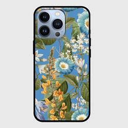 Чехол для iPhone 13 Pro Цветы Радужный Сад, цвет: 3D-черный