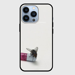 Чехол для iPhone 13 Pro Im with You Муха сидит на капсуле, цвет: 3D-черный