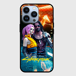 Чехол для iPhone 13 Pro Cyberpunk2077 Johnny Vi girl, цвет: 3D-черный