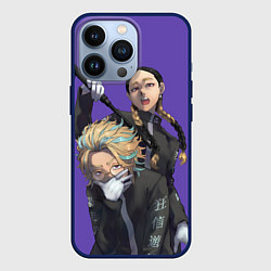 Чехол для iPhone 13 Pro Ран и Риндо, цвет: 3D-тёмно-синий