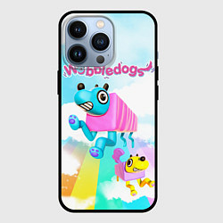 Чехол для iPhone 13 Pro Wobbledogs, цвет: 3D-черный