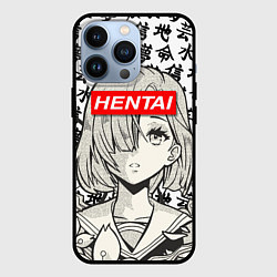 Чехол для iPhone 13 Pro HENTAI SCHOOL GIRL ХЕНТАЙ ШКОЛЬНИЦА, цвет: 3D-черный