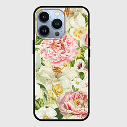 Чехол для iPhone 13 Pro Цветы Жаркое Лето, цвет: 3D-черный
