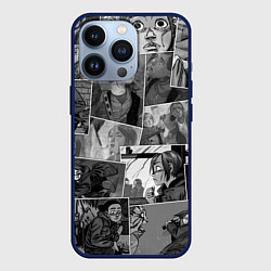 Чехол для iPhone 13 Pro The last of us comix, цвет: 3D-тёмно-синий