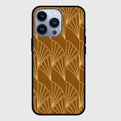 Чехол для iPhone 13 Pro Египетский пшеничный узор, цвет: 3D-черный
