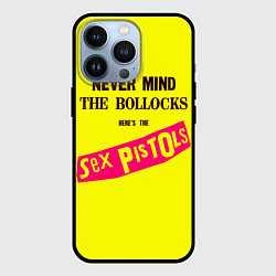Чехол для iPhone 13 Pro Never Mind the Bollocks, Heres the Sex Pistols, цвет: 3D-черный
