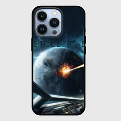 Чехол для iPhone 13 Pro Stellaris взрыв звезды лучом с космического корабл, цвет: 3D-черный