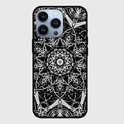 Чехол для iPhone 13 Pro Hard Lace, цвет: 3D-черный