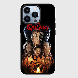 Чехол для iPhone 13 Pro The Quarry Все Персонажи, цвет: 3D-черный