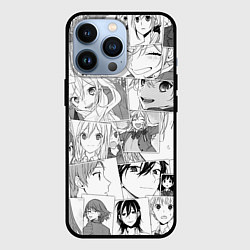 Чехол для iPhone 13 Pro Horimiya pattern, цвет: 3D-черный