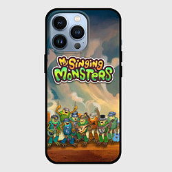 Чехол для iPhone 13 Pro My singing monsters САХАСЕМЬЯ, цвет: 3D-черный