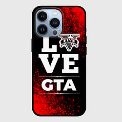 Чехол для iPhone 13 Pro GTA Love Классика, цвет: 3D-черный