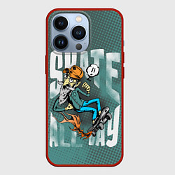 Чехол для iPhone 13 Pro Вечно молодой дед, цвет: 3D-красный