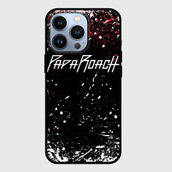 Чехол для iPhone 13 Pro Papa roach Брызги, цвет: 3D-черный