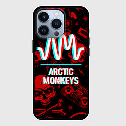 Чехол для iPhone 13 Pro Arctic Monkeys Rock Glitch, цвет: 3D-черный
