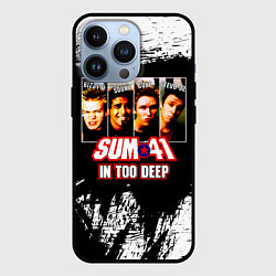 Чехол для iPhone 13 Pro In Too Deep - Sum 41, цвет: 3D-черный