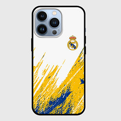 Чехол для iPhone 13 Pro Real madrid краска, цвет: 3D-черный