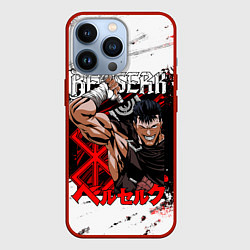 Чехол для iPhone 13 Pro Генерал Гатс - BERSERK - БЕРСЕРК, цвет: 3D-красный