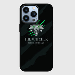 Чехол для iPhone 13 Pro The Witcher School of the Cat, цвет: 3D-черный