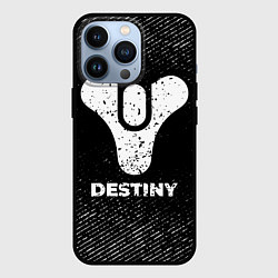 Чехол для iPhone 13 Pro Destiny с потертостями на темном фоне, цвет: 3D-черный
