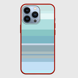 Чехол для iPhone 13 Pro Морские линии, цвет: 3D-красный