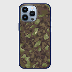 Чехол для iPhone 13 Pro Камуфляж Multicam, цвет: 3D-тёмно-синий