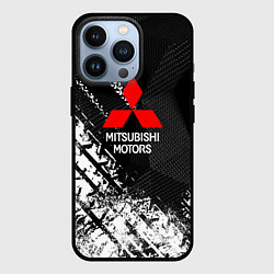 Чехол для iPhone 13 Pro Mitsubishi - След протектора, цвет: 3D-черный