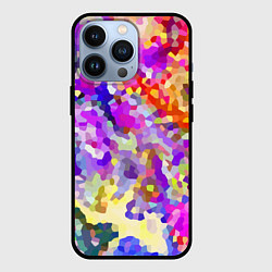 Чехол для iPhone 13 Pro Летняя мозаика, цвет: 3D-черный