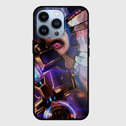 Чехол для iPhone 13 Pro Jinx Arcane коллаж, цвет: 3D-черный