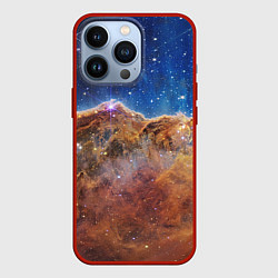Чехол для iPhone 13 Pro Туманность Киля, цвет: 3D-красный