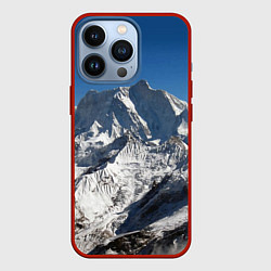 Чехол для iPhone 13 Pro Канченджанга, Гималаи, 8 586 м, цвет: 3D-красный