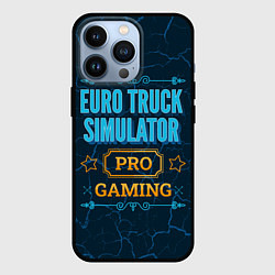 Чехол для iPhone 13 Pro Игра Euro Truck Simulator: pro gaming, цвет: 3D-черный