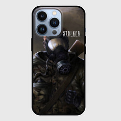 Чехол для iPhone 13 Pro STALKER: Сталкер В Плаще, цвет: 3D-черный