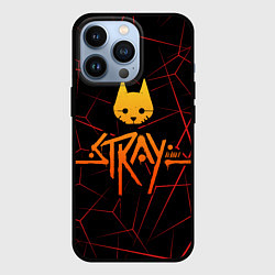 Чехол для iPhone 13 Pro Stray cat игра блуждающий кот, цвет: 3D-черный