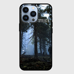 Чехол для iPhone 13 Pro STALKER Лес и РЛС Дуга, цвет: 3D-черный