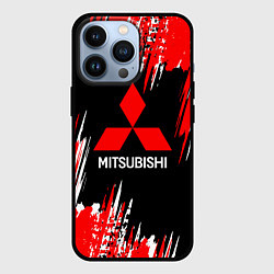 Чехол для iPhone 13 Pro Mitsubishi - краска, цвет: 3D-черный