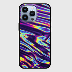 Чехол для iPhone 13 Pro Поверхностная Закалка Металла, цвет: 3D-черный