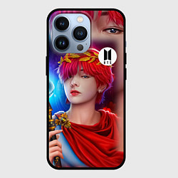 Чехол для iPhone 13 Pro BTS Kim Taehyung V, цвет: 3D-черный