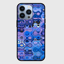 Чехол для iPhone 13 Pro Blurring colors, цвет: 3D-черный