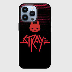 Чехол для iPhone 13 Pro Stray game cat бродячий кот игра, цвет: 3D-черный