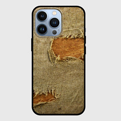 Чехол для iPhone 13 Pro Старая рваная мешковина - авангард, цвет: 3D-черный