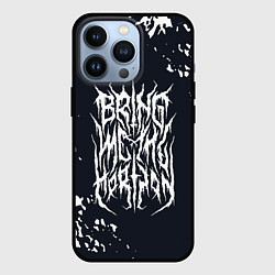 Чехол для iPhone 13 Pro Bring Me the Horizon краска, цвет: 3D-черный