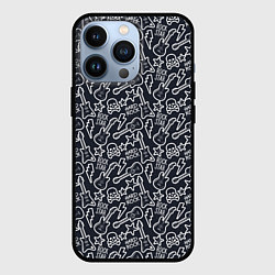 Чехол для iPhone 13 Pro Звезда рока, цвет: 3D-черный