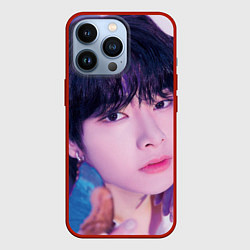 Чехол для iPhone 13 Pro Stray Kids 2nd World Tour Maniac I N, цвет: 3D-красный